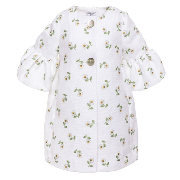 NWT Monna Lisa Daisy Ottoman Topcoat‎ Size 10 - Picture 1 of 14